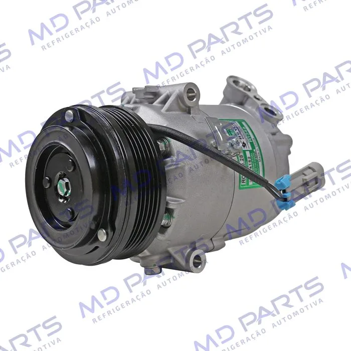 Compressor CVC 125cc Chevrolet Corsa/ Meriva/ Montana/ Fiat Stilo/ Idea/ Palio/ Punto 1.8 2002> - 12 Volts Polia 5pk 105mm — foto 2