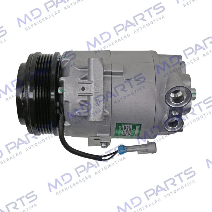 Compressor CVC 125cc Chevrolet Corsa/ Meriva/ Montana/ Fiat Stilo/ Idea/ Palio/ Punto 1.8 2002> - 12 Volts Polia 5pk 105mm — foto 5
