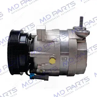 Compressor Modelo V5 Chevrolet Corsa >1998 - 12 Volts Polia 6pk 129mm OEM: 1135323