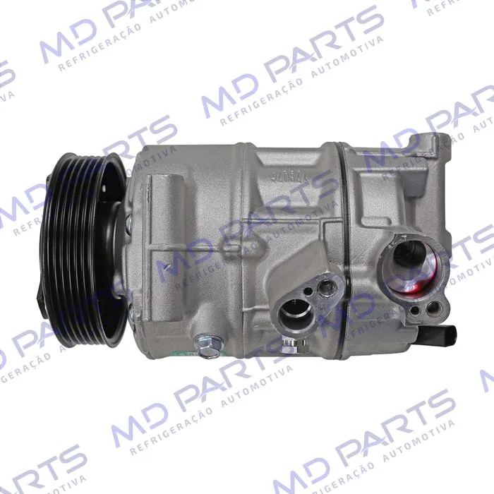 Compressor Volkswagen Jetta 2011>/ Passat/ Tiguan TSI Motor 2.0 Aspirado/ Audi A4/ Audi A3 Nova - Sentido Horário - 12 Volts Polia 6pk 112mm — foto 7