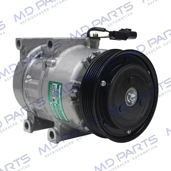 Compressor Hyundai Sonata 2.4 / Azera 3.0 2012> - 12 Volts Polia 6pk 118mm — foto 4