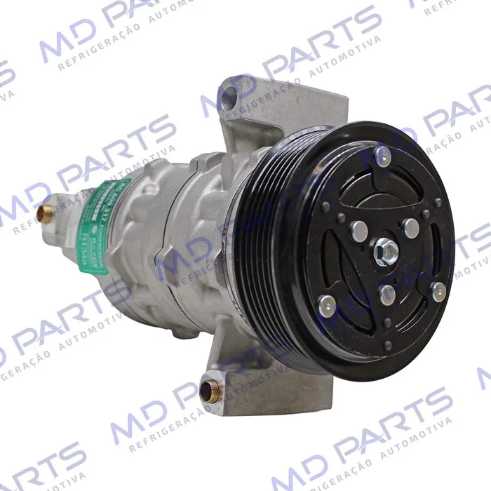 Compressor Ford Ka Motor 1.0 2014 Modelo 2015 > - 12 Volts Polia 6pk 110mm OEM: E3B119D629BA — foto 4