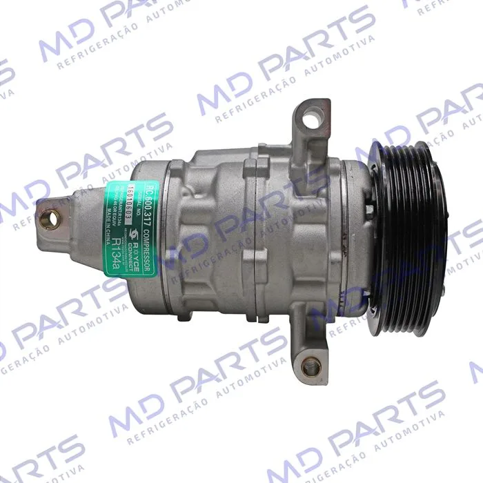 Compressor Ford Ka Motor 1.0 2014 Modelo 2015 > - 12 Volts Polia 6pk 110mm OEM: E3B119D629BA — foto 5