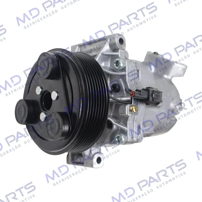 Compressor 10S11C Renault Fluence / Nissan March - 12 Volts Polia 7pk 108mm — foto 2