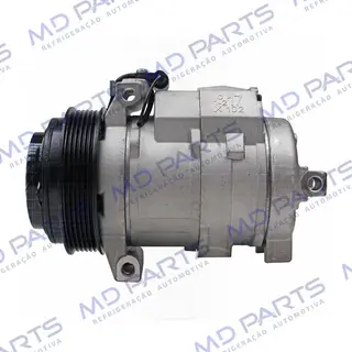 Compressor Modelo Denso 10S17C Mercedes Benz Sprinter 2013> Lado Direito do Motor - 12 Volts Polia 6pk 121mm OEM: A0002344011