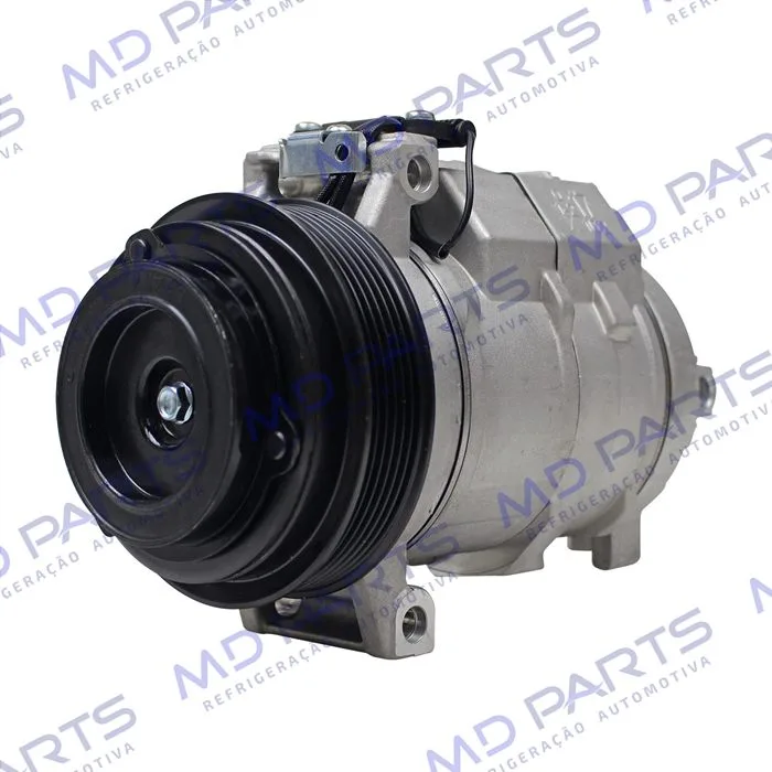 Compressor Modelo Denso 10S17C Mercedes Benz Sprinter 2013> Lado Direito do Motor - 12 Volts Polia 6pk 121mm OEM: A0002344011 — foto 2