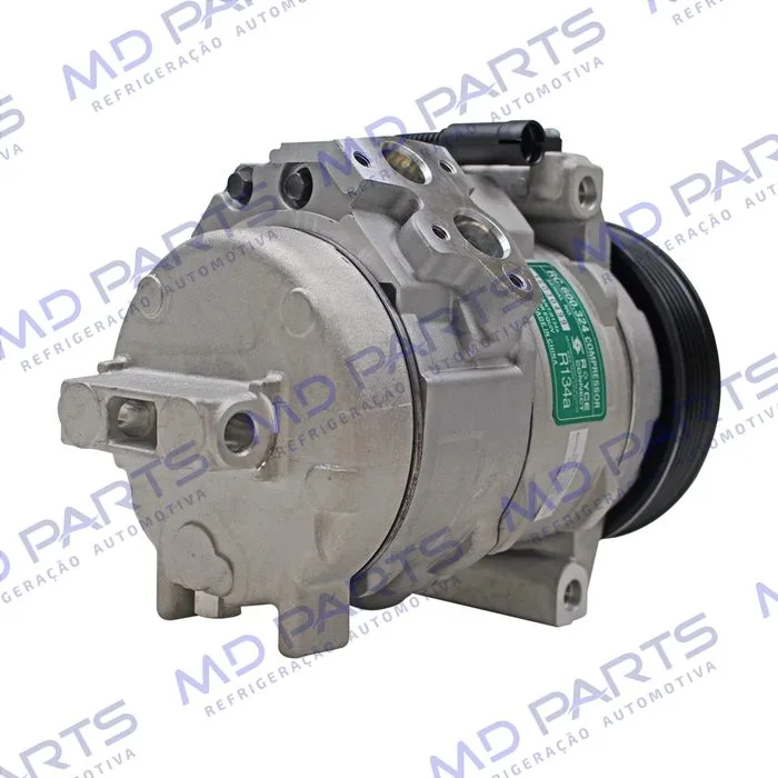 Compressor Modelo Denso 10S17C Mercedes Benz Sprinter 2013> Lado Direito do Motor - 12 Volts Polia 6pk 121mm OEM: A0002344011 — foto 6