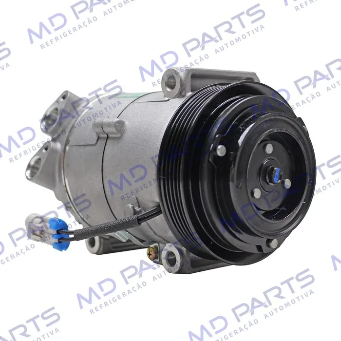 Compressor Modelo Delphi Fiat Uno Vivace/Way 2010>/ Siena/Palio/Strada 2010>/ Mobi 2016>/ Fiorino 1.4 2016> - 12 Volts Polia 5pk 119mm OEM: 51980391/ 52093153/ 52149819/ 52050384/ 52164151 — foto 4