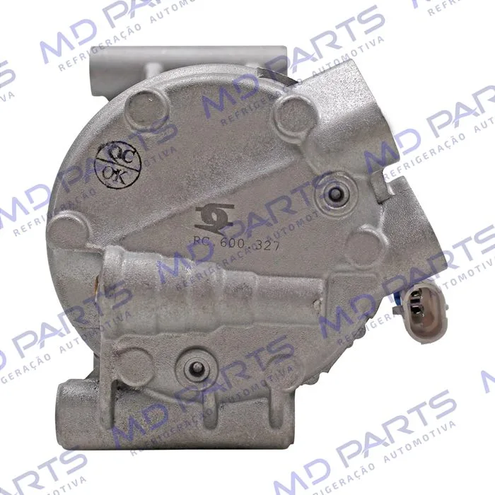 Compressor Modelo Delphi Fiat Uno Vivace/Way 2010>/ Siena/Palio/Strada 2010>/ Mobi 2016>/ Fiorino 1.4 2016> - 12 Volts Polia 5pk 119mm OEM: 51980391/ 52093153/ 52149819/ 52050384/ 52164151 — foto 7