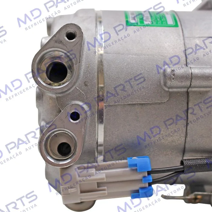 Compressor Modelo Delphi Fiat Uno Vivace/Way 2010>/ Siena/Palio/Strada 2010>/ Mobi 2016>/ Fiorino 1.4 2016> - 12 Volts Polia 5pk 119mm OEM: 51980391/ 52093153/ 52149819/ 52050384/ 52164151 — foto 8