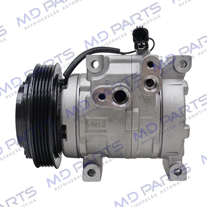 Compressor Hyundai HB20 1.0 - 12 Volts Polia 5pk 121mm OEM: 977011S000