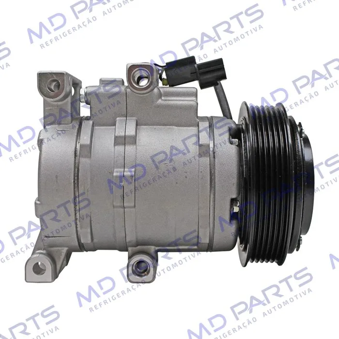 Compressor Modelo DF13 Hyundai HB20 1.6 - 12 Volts Polia 6pk 117mm — foto 5