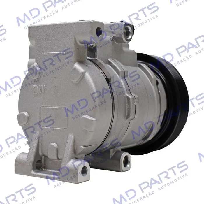 Compressor Modelo DF13 Hyundai HB20 1.6 - 12 Volts Polia 6pk 117mm — foto 6