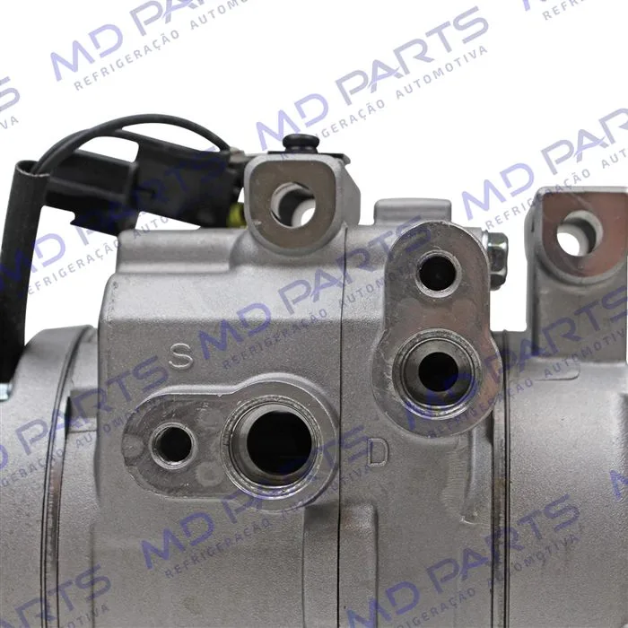 Compressor Modelo DF13 Hyundai HB20 1.6 - 12 Volts Polia 6pk 117mm — foto 8