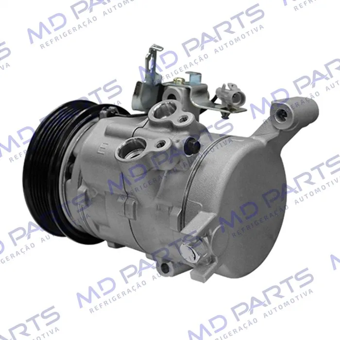 Compressor 10SR13C Toyota Etios - 12 Volts Polia 7pk 110mm — foto 3