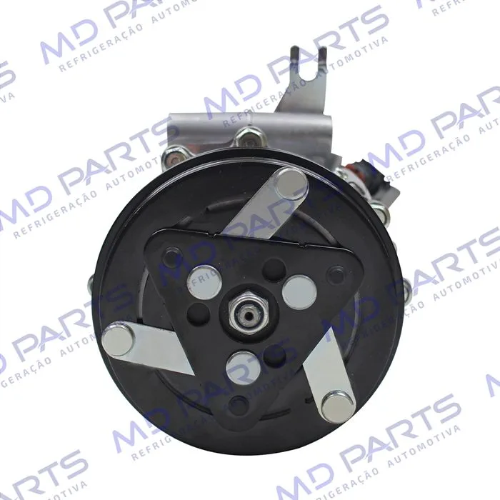 Compressor Modelo Doowon DV9 Volkswagen UP 2014>/ Fox 2011>/ Gol/ Voyage G6 2017> - 12 Volts Polia 6pk 114mm OEM: 5U0820803L — foto 3
