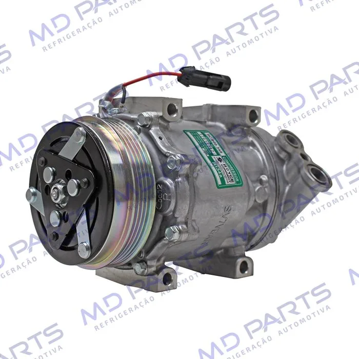 Compressor SD7V16 Fiat Ducato Multijet - 12 Volts Polia 4pk 115mm — foto 2