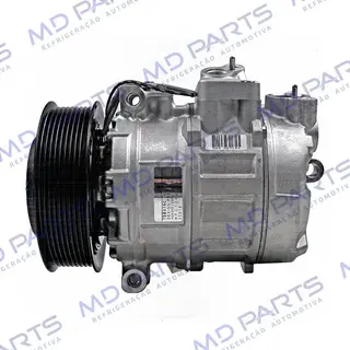 Compressor Denso 7SBU16C Caminhão Mercedes Benz Actros 4844 2009 Até 2014 - 24 Volts Polia 9pk 138mm OEM: A5412301211/ 447190-5530
