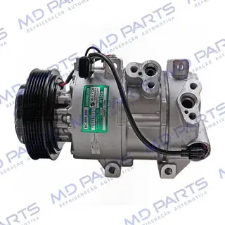 Compressor Kia Sportage 2010 Até 2013 / Hyundai IX35 Gasolina 2010 Até 2013 - 12 Volts Polia 6pk 120mm