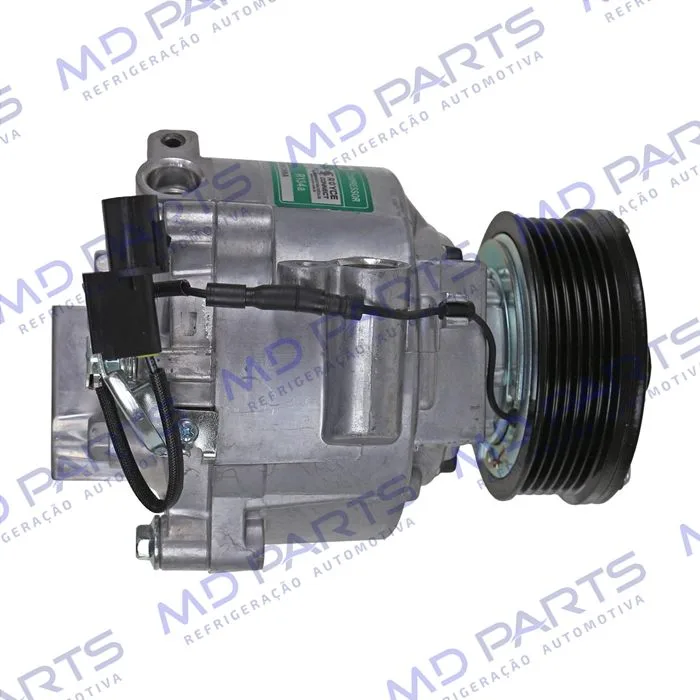 Compressor Modelo Sanden Mitsubishi ASX/ Outlander 2008>/ Lancer 2012>/ Eclipse Cross - 12 Volts Polia 6pk 99mm OEM: 7813A801 — foto 6