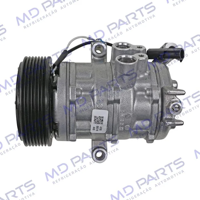Compressor Denso 10SR13C Toyota Etios 2012 Até 2017 - 12 Volts Polia 7pk 105mm