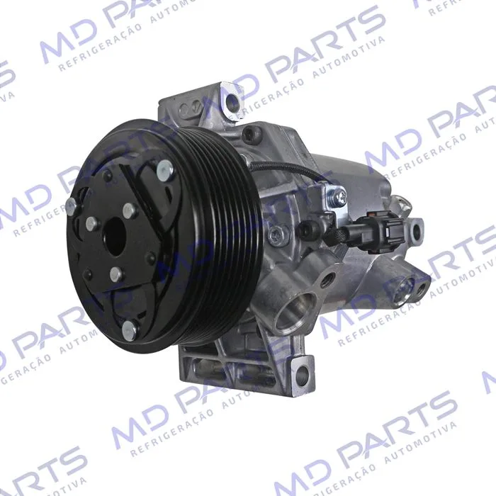Compressor 10S11C Nissan Versa - 12 Volts Polia 7pk 116mm — foto 2
