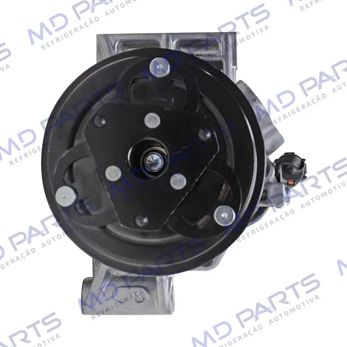 Compressor 10S11C Nissan Versa - 12 Volts Polia 7pk 116mm — foto 3