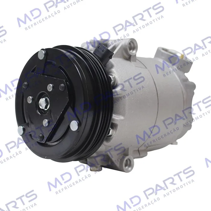 Compressor Modelo CVC Volkswagen Fox 2008>/ Voyage 2008> / Gol G5/G6 Motor 1.0/1.6 Até 2015 - 12 Volts Polia 3pk 110mm OEM: 5U0820803A/ 5U0820803K — foto 2