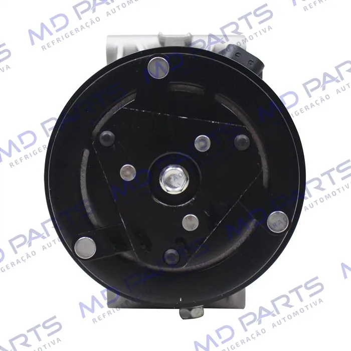 Compressor Modelo CVC Volkswagen Fox 2008>/ Voyage 2008> / Gol G5/G6 Motor 1.0/1.6 Até 2015 - 12 Volts Polia 3pk 110mm OEM: 5U0820803A/ 5U0820803K — foto 3