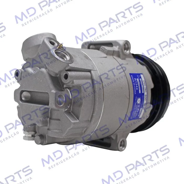 Compressor Modelo CVC Volkswagen Fox 2008>/ Voyage 2008> / Gol G5/G6 Motor 1.0/1.6 Até 2015 - 12 Volts Polia 3pk 110mm OEM: 5U0820803A/ 5U0820803K — foto 6