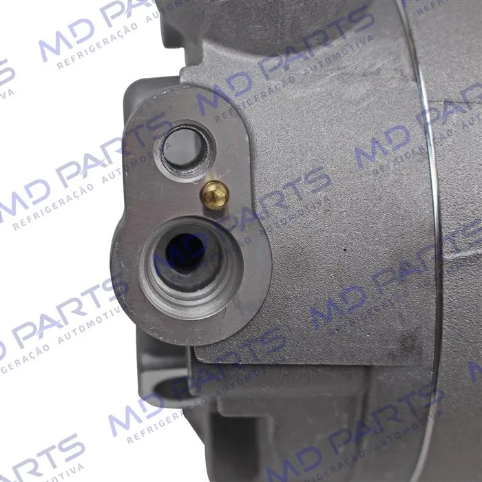 Compressor Modelo CVC Volkswagen Fox 2008>/ Voyage 2008> / Gol G5/G6 Motor 1.0/1.6 Até 2015 - 12 Volts Polia 3pk 110mm OEM: 5U0820803A/ 5U0820803K — foto 8