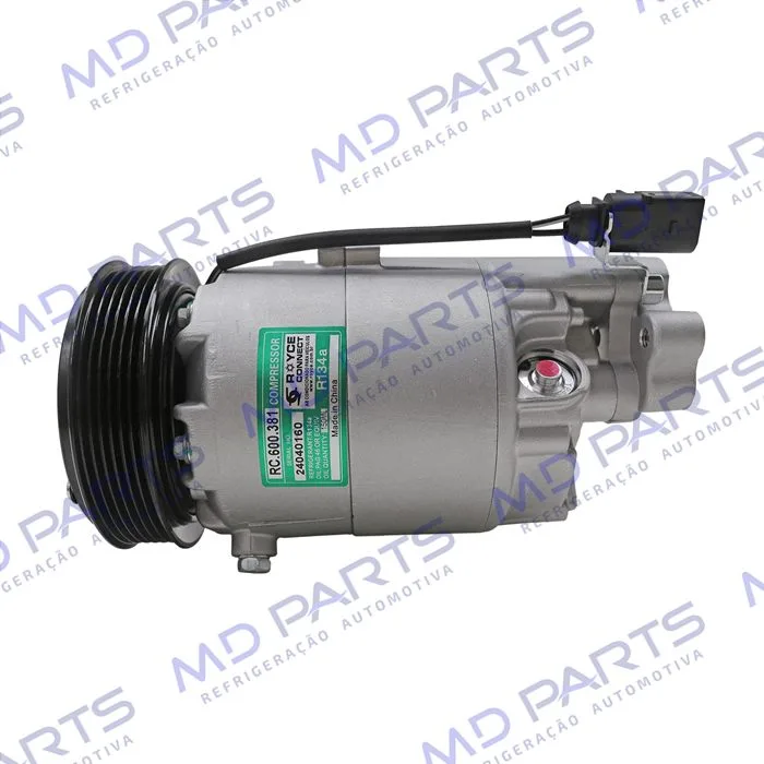 Compressor Modelo Delphi CVC 10062 Volkswagen Golf / Audi A3 1.6 135cc - 12 Volts Polia 6pk 115mm OEM: 1JE820803