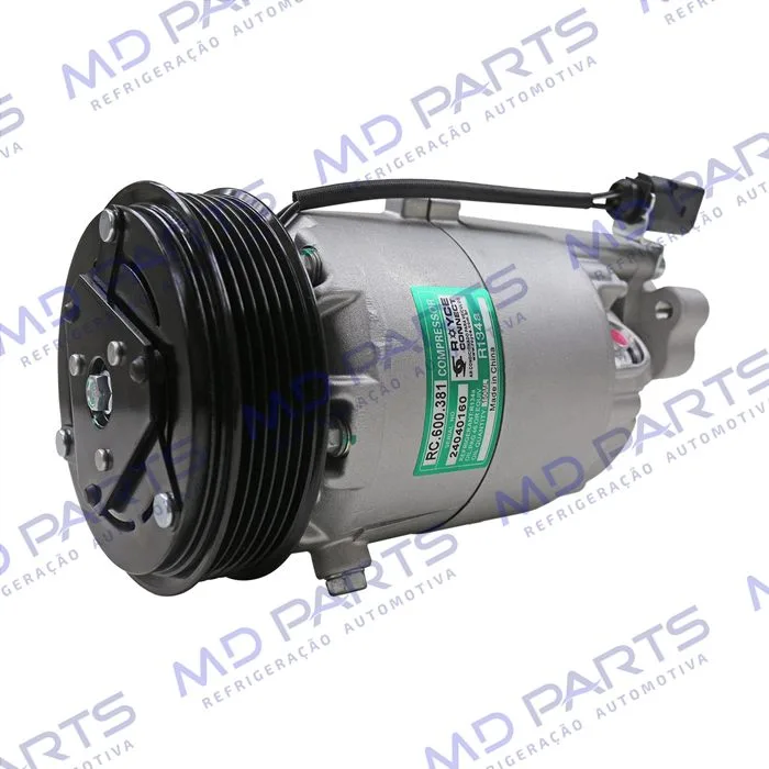 Compressor Modelo Delphi CVC 10062 Volkswagen Golf / Audi A3 1.6 135cc - 12 Volts Polia 6pk 115mm OEM: 1JE820803 — foto 2