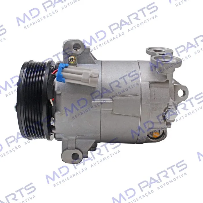 Compressor Modelo Delphi CVC 20021 Chevrolet Vectra 2002 Até 2006 Opcional 1996 Até 2001 125cc - 12 Volts Polia 6pk 109mm OEM: 93381629
