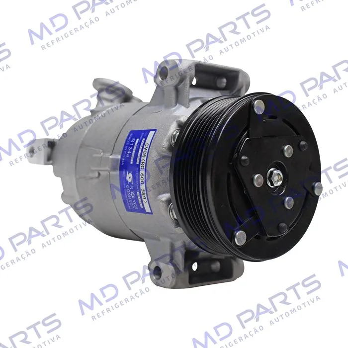 Compressor Modelo Delphi CVC 20021 Chevrolet Vectra 2002 Até 2006 Opcional 1996 Até 2001 125cc - 12 Volts Polia 6pk 109mm OEM: 93381629 — foto 4