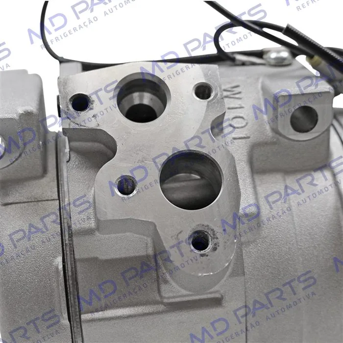 Compressor 10S15 Toyota Hilux Diesel SW4/SRV 2005>/ Trator New Holland CNH Setembro 2009> - 12 Volts Polia 7pk 120mm OEM: 87342868 — foto 10