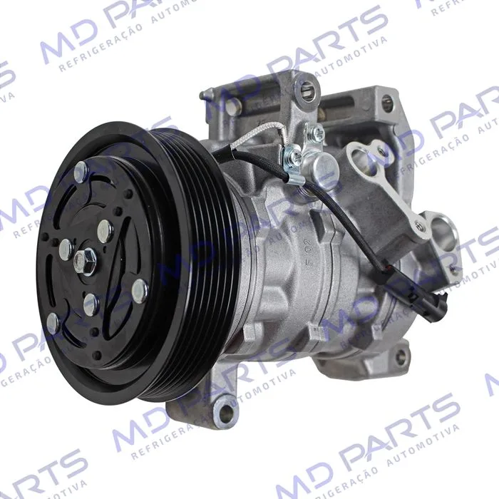 Compressor Modelo Denso Honda Civic Motor 1.8/2.0 2009 Até 2014 - 12 Volts Polia 6pk 120mm — foto 2