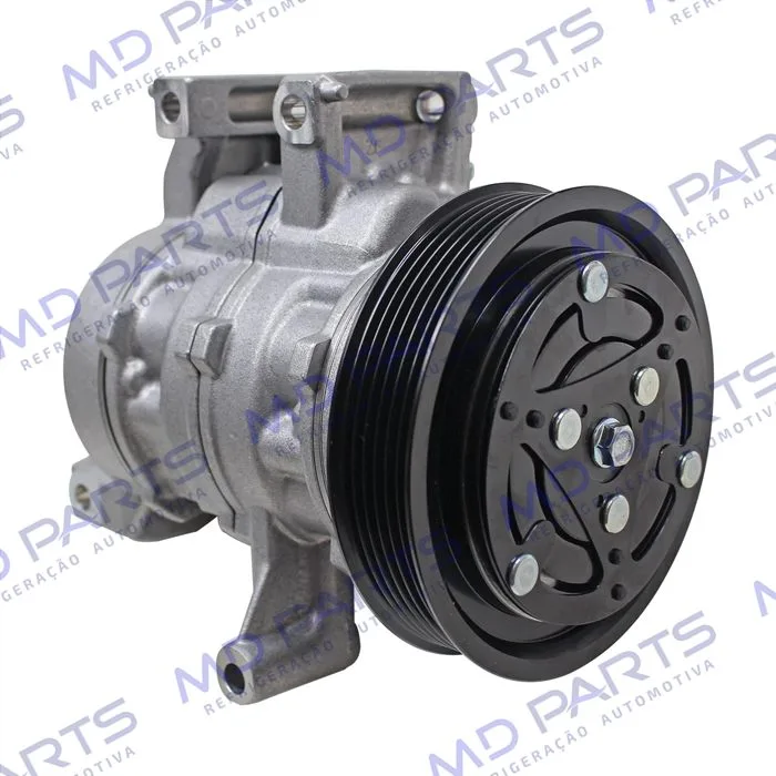 Compressor Modelo Denso Honda Civic Motor 1.8/2.0 2009 Até 2014 - 12 Volts Polia 6pk 120mm — foto 4