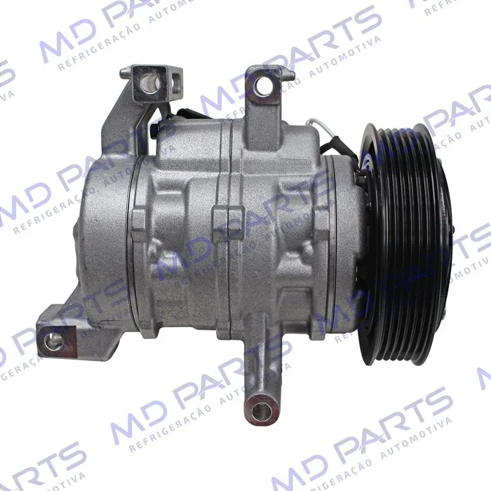 Compressor Modelo Denso Honda Civic Motor 1.8/2.0 2009 Até 2014 - 12 Volts Polia 6pk 120mm — foto 5