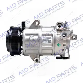 Compressor Ford EcoSport 1.5 2018 Até 2021 - 12 Volts Polia 6pk 108mm OEM: GN1119D629AB