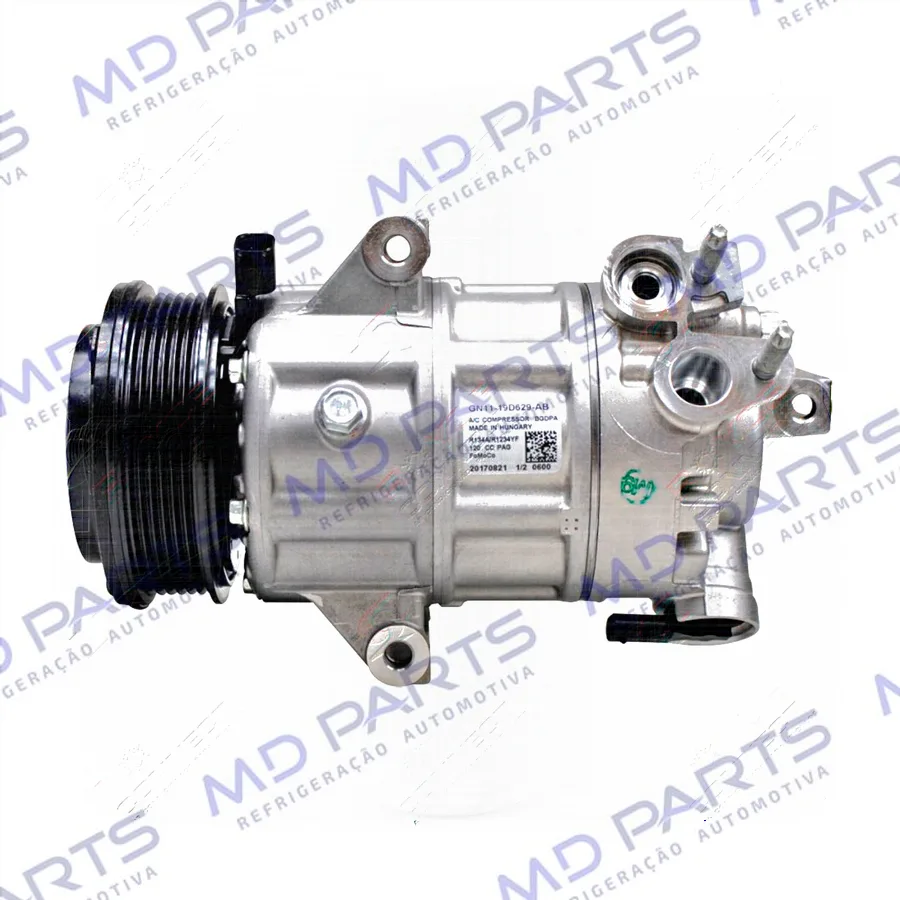 Compressor Ford EcoSport 1.5 2018 Até 2021 - 12 Volts Polia 6pk 108mm OEM: GN1119D629AB