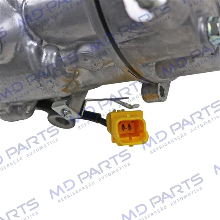 Compressor Modelo Sanden Peugeot 206 / 207/ Citroën C3 Motor 1.4 2007 Até 2012 Câmbio Manual - 12 Volts Polia 6pk 119mm — foto 9