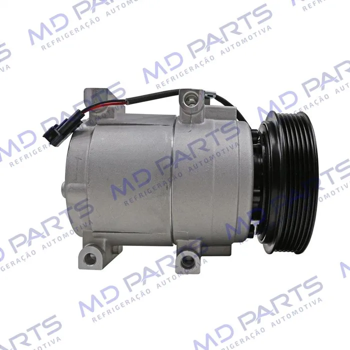 Compressor Modelo FOMOCO Ford Fiesta 1.0/1.6 2008 Até 2014/ EcoSport 1.6 2008 Até 2012 - 12 Volts Polia 6pk 120mm OEM: AE8319D629-AD — foto 5