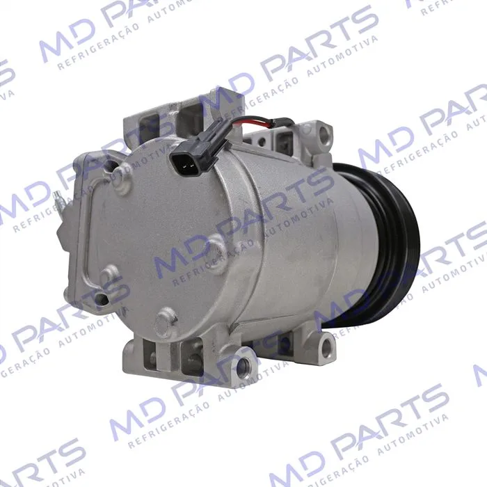 Compressor Modelo FOMOCO Ford Fiesta 1.0/1.6 2008 Até 2014/ EcoSport 1.6 2008 Até 2012 - 12 Volts Polia 6pk 120mm OEM: AE8319D629-AD — foto 6