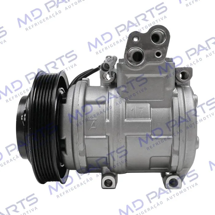 Compressor 10P15C Toyota Corolla Maio 2002 Até 2007 - 12 Volts Polia 6pk 140mm R134a OEM: 447.170.0650