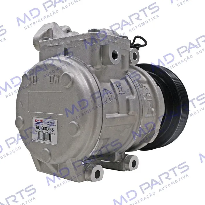 Compressor 10PA17 Doowon Kia Sportage / New Sportage Gasolia 2.0/2.7 8 Válvulas 2007>/ Hyundai Tucson - 12 Volts Polia 6pk 128mm — foto 6