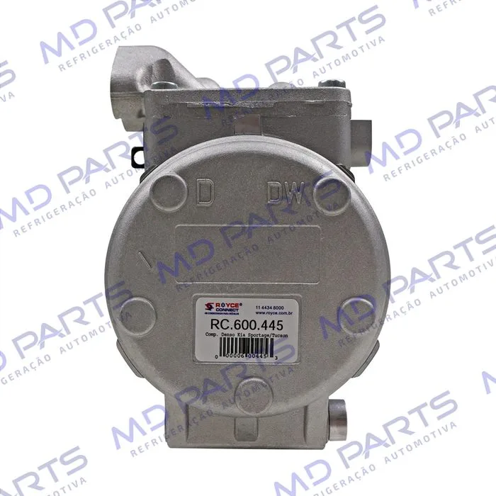 Compressor 10PA17 Doowon Kia Sportage / New Sportage Gasolia 2.0/2.7 8 Válvulas 2007>/ Hyundai Tucson - 12 Volts Polia 6pk 128mm — foto 7