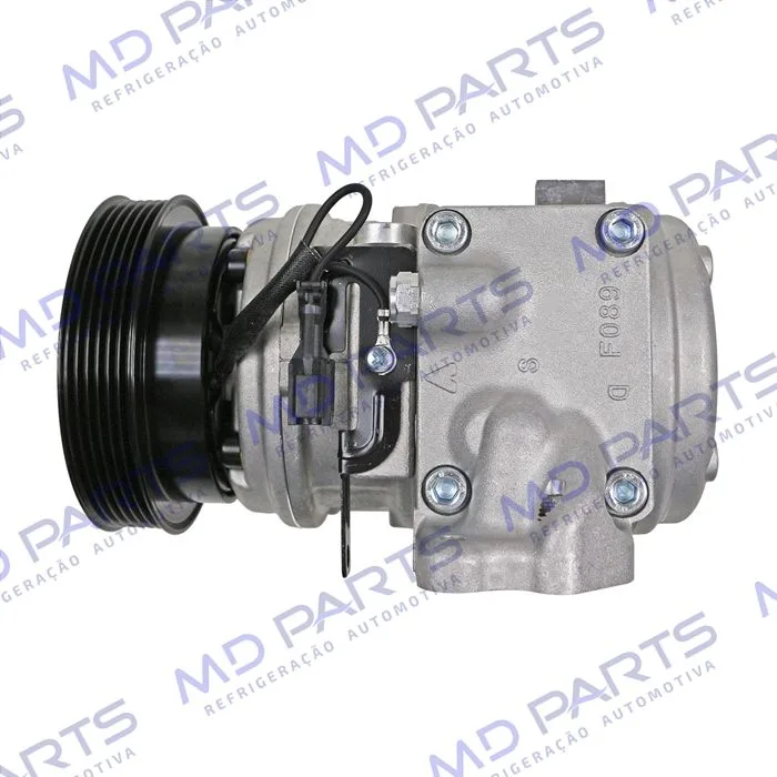 Compressor 10PA17 Doowon Kia Sportage / New Sportage Gasolia 2.0/2.7 8 Válvulas 2007>/ Hyundai Tucson - 12 Volts Polia 6pk 128mm — foto 8