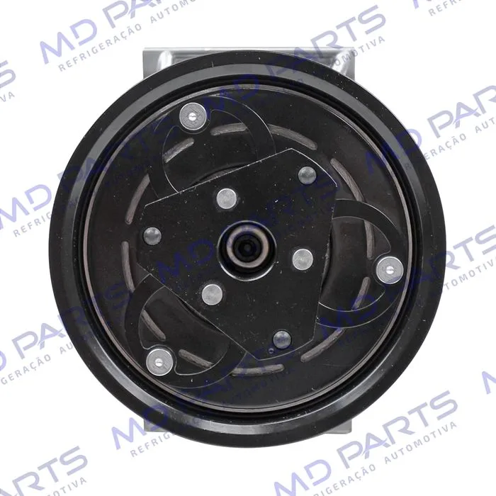 Compressor Calsonic Renault Logan/ Sandero 2013 Até 2017 OEM: 8201025121 - 12 Volts Polia 6pk 125mm — foto 3