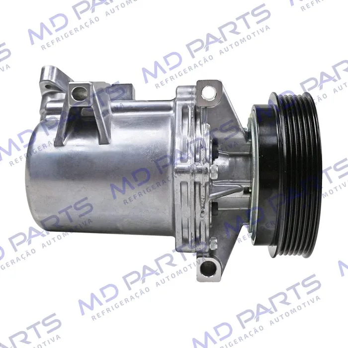 Compressor Calsonic Renault Logan/ Sandero 2013 Até 2017 OEM: 8201025121 - 12 Volts Polia 6pk 125mm — foto 5